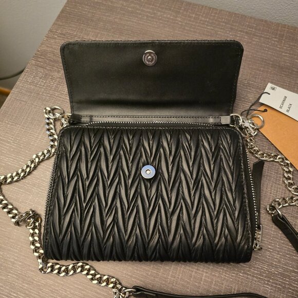 Steve Madden Chain Crossbody Black NWT - Picture 3 of 7